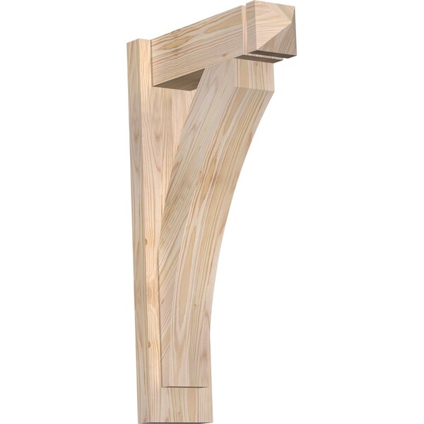 Ekena Millwork Thorton Arts & Crafts Smooth Outlooker, Douglas Fir, 5 1/2"W x 16"D x 28"H OUT06X16X28THR03SDF - main